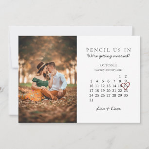 Cartes Pour Fêtes Annuelles Enregistrer la date oct 2021 mois Calendrier Pink