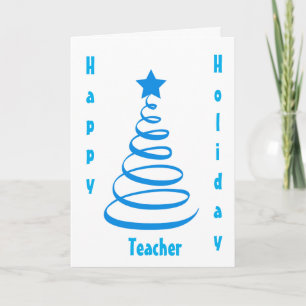 CARTES POUR FÊTES ANNUELLES **ENSEIGNANT** ***HEUREUX VACANCES POUR VOUS***