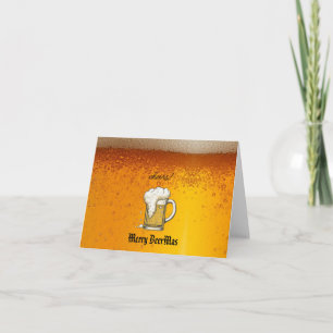 Cartes Pour Fêtes Annuelles Enseigne de magasin de bière vintage pour bar entr