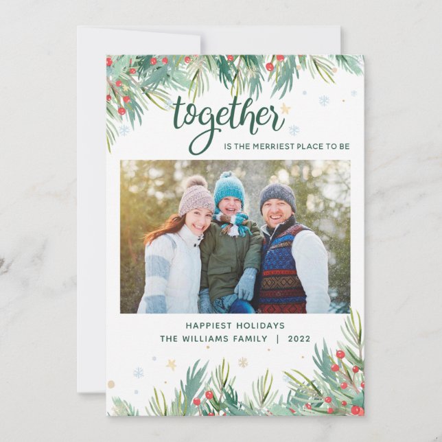 Cartes Pour Fêtes Annuelles Ensemble Noël (Devant)