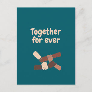 Cartes Pour Fêtes Annuelles Ensemble pour toujours - citations de vie