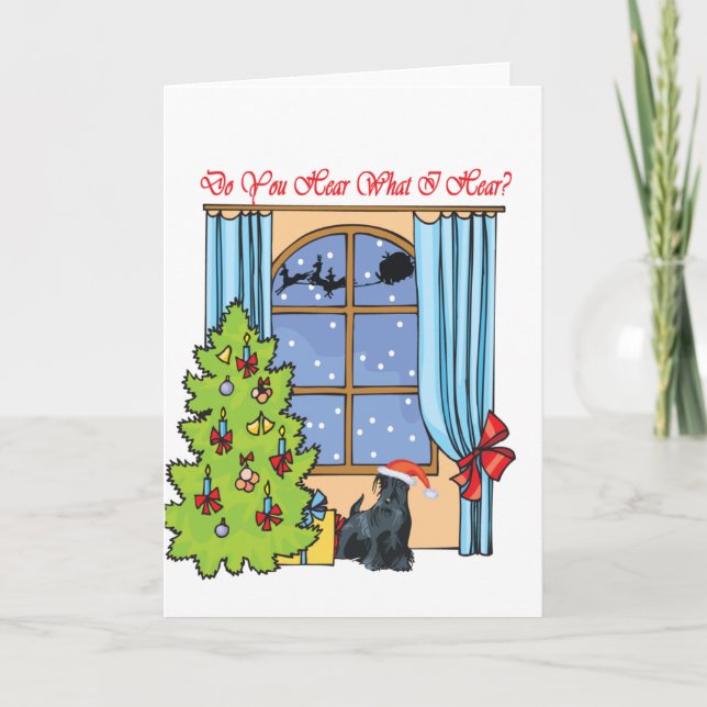 Cartes Pour Fêtes Annuelles entendre scottie (Devant)