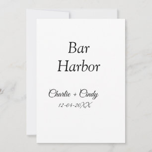 Cartes Pour Fêtes Annuelles enterrement de vie de jeune fille à Bar Harbor dem
