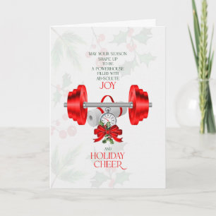 Cartes Pour Fêtes Annuelles Entraîneur personnel : joie et gaieté ABsolument d