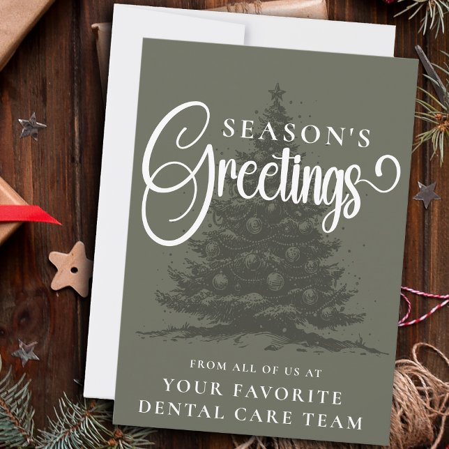 Cartes Pour Fêtes Annuelles Entreprise customisée Professionnel Noël d'affaire (Créateur téléchargé)