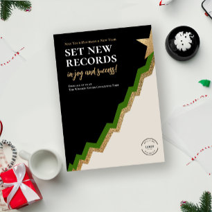 Cartes Pour Fêtes Annuelles Entreprise de conseil en graphique moderne de Noël