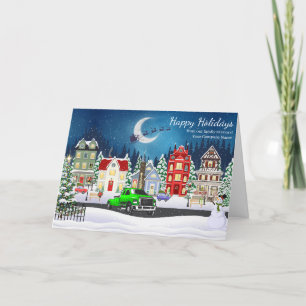 Cartes Pour Fêtes Annuelles Entreprise de remorquage professionnelle