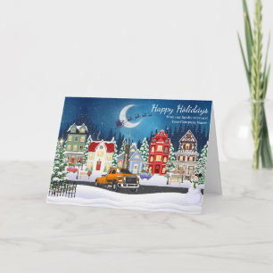 Cartes Pour Fêtes Annuelles Entreprise de remorquage professionnelle