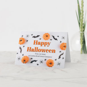 Cartes Pour Fêtes Annuelles Entreprise personnalisée Joyeux Halloween Mignon