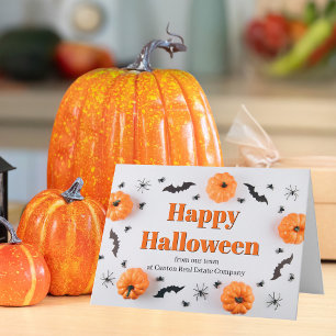 Cartes Pour Fêtes Annuelles Entreprise personnalisée Joyeux Halloween Mignon