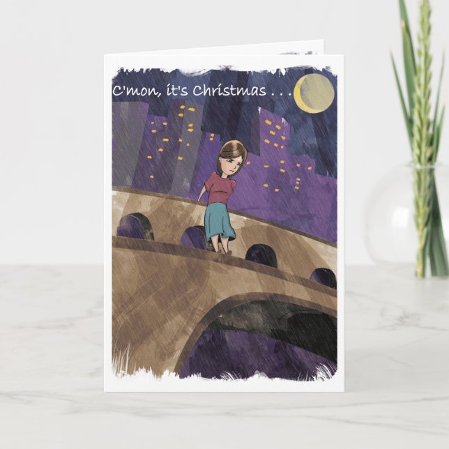 Cartes Pour Fêtes Annuelles Entrez dans l'esprit ! (Devant)