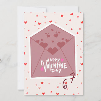 Cartes Pour Fêtes Annuelles Enveloppe Cœur Fantaisiste Joyuse Saint-Valentin G