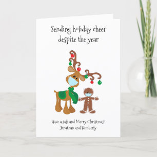 Cartes Pour Fêtes Annuelles Envoi de la fête malgré l'année 2021