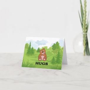 Cartes Pour Fêtes Annuelles Envoi d'un étau d'ours