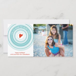 Cartes Pour Fêtes Annuelles Envoyer l'amour autour