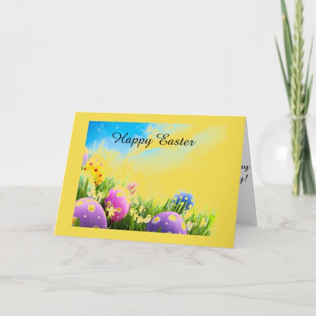 CARTES POUR FÊTES ANNUELLES ENVOYER UN ***AMOUR*** À **EASTER** (Devant)