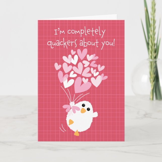 Cartes Pour Fêtes Annuelles Envoyer Un Style De Quakers D'Amour (Devant)