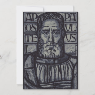 Cartes Pour Fêtes Annuelles Épée de l'Esprit Saint Paul Art Graphique Sacré