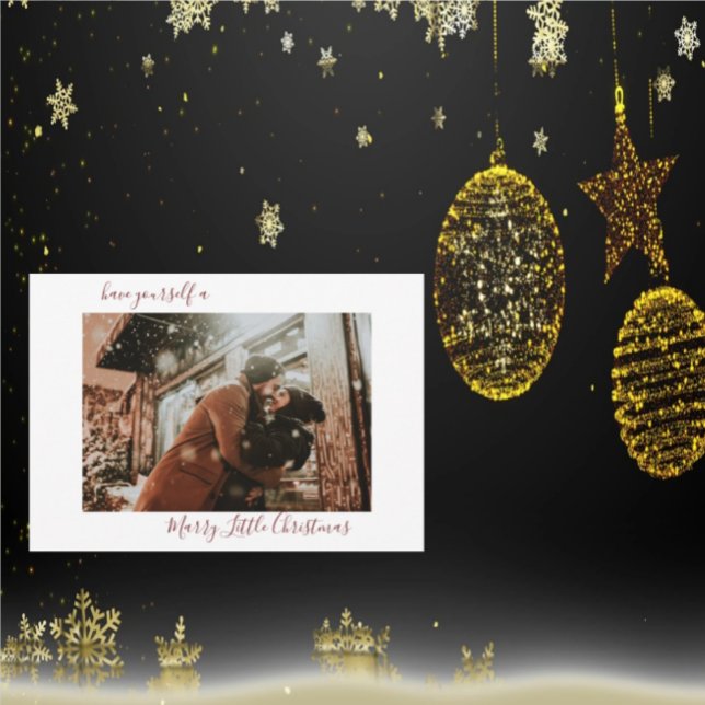 Cartes Pour Fêtes Annuelles Épouse Petit Noël Rouge Économisez La Date (Créateur téléchargé)