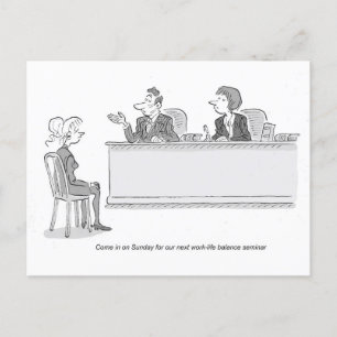 Cartes Pour Fêtes Annuelles Équilibre de la vie de travail