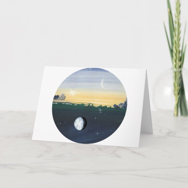 Cartes Pour Fêtes Annuelles Équinoxe (Devant)