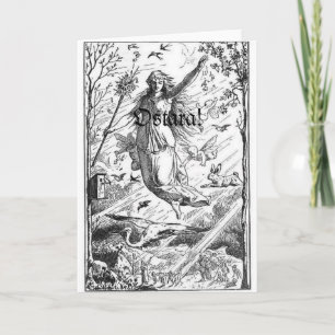 Cartes Pour Fêtes Annuelles Équinoxe de ressort d'Ostara