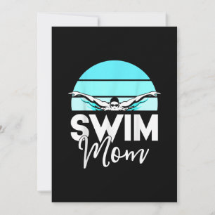 Cartes Pour Fêtes Annuelles Équipe de natation maman Mor école natation Rencon