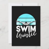 Équipe de natation Tante Tante Nephew nage nage Ca