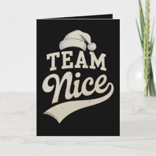 Cartes Pour Fêtes Annuelles Équipe Nice Chapeau de Père Noël Noël Xmas Famille