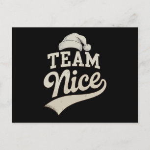 Cartes Pour Fêtes Annuelles Équipe Nice Chapeau de Père Noël Noël Xmas Famille