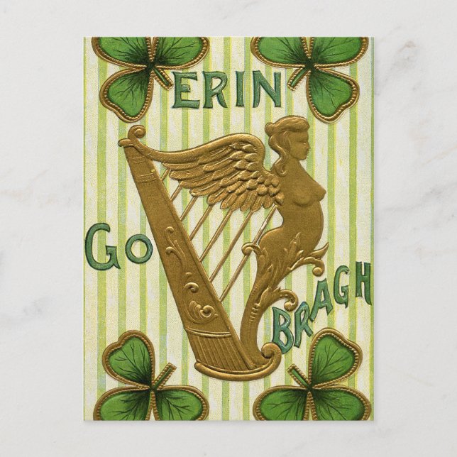 Cartes Pour Fêtes Annuelles Erin Go Bragh St. Patrick's Day (Devant)