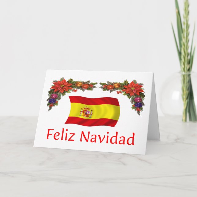 Cartes Pour Fêtes Annuelles Espagne Noël (Devant)