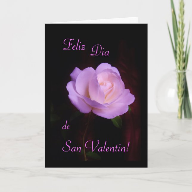 Cartes Pour Fêtes Annuelles Espagnol : La Saint-Valentin "je t'aime" s'est (Devant)