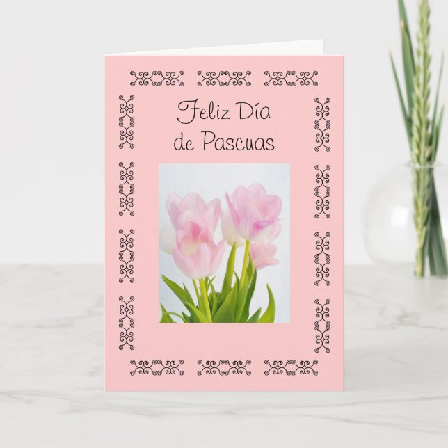 Cartes Pour Fêtes Annuelles Espagnol : Pascua/Pâques (Devant)