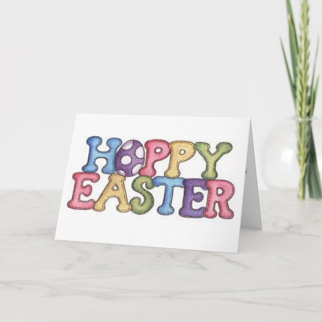 CARTES POUR FÊTES ANNUELLES ESPÉRONS DE DIRE ***HEUREUSE JOURNÉE DE PÂQUES*** (Devant)