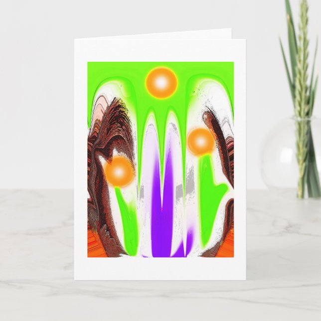 Cartes Pour Fêtes Annuelles Espoir art (Devant)