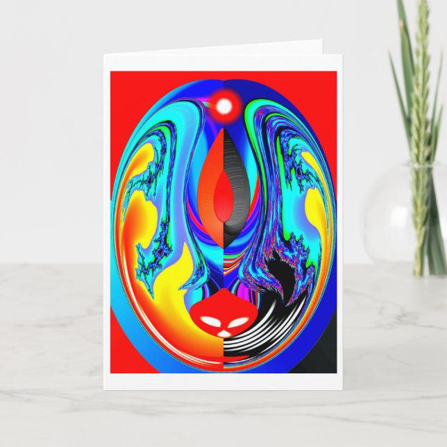 Cartes Pour Fêtes Annuelles Esprit de feu (Devant)