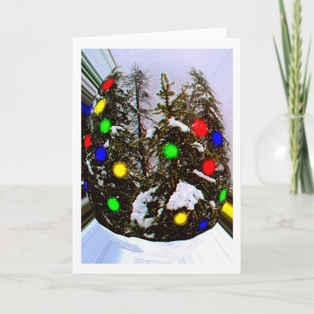 Cartes Pour Fêtes Annuelles Esprit de Noël (Devant)