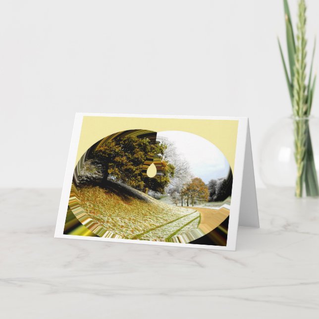 Cartes Pour Fêtes Annuelles Esprit d'hiver (Devant)