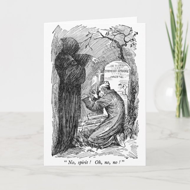 Cartes Pour Fêtes Annuelles Esprit Non ! (avec texte) (Devant)