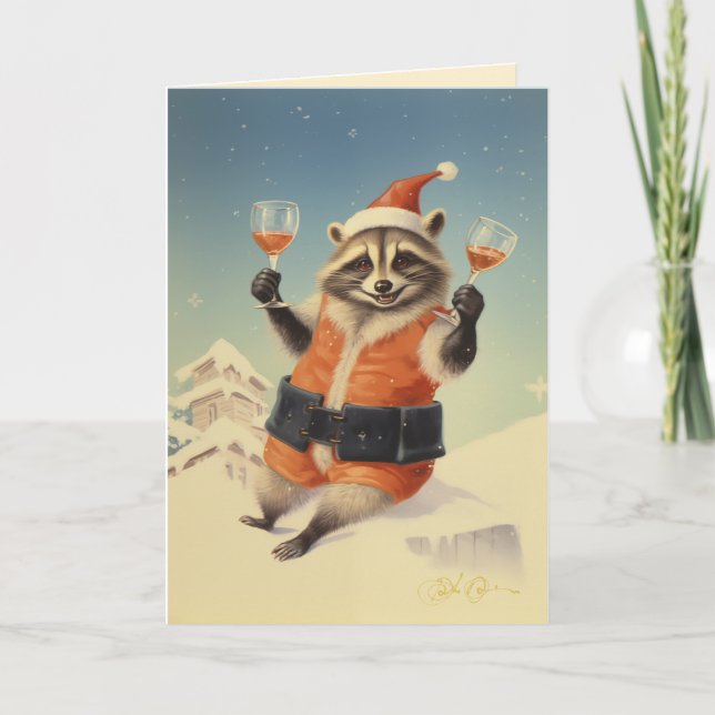 Cartes Pour Fêtes Annuelles Esprits de Noël (Devant)