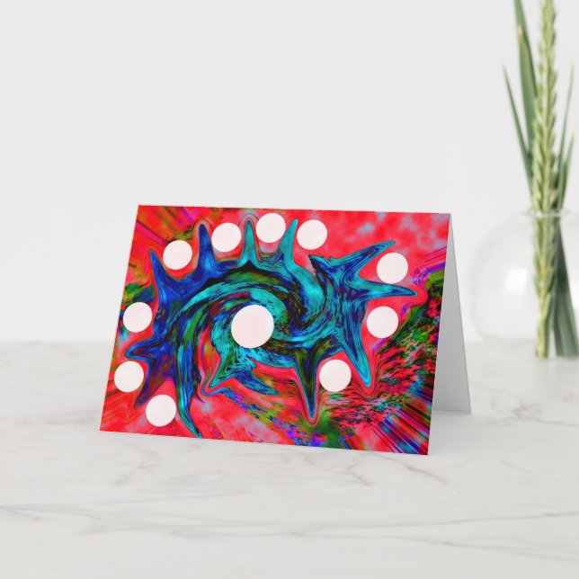 Cartes Pour Fêtes Annuelles Esprits d'inspiration (Devant)