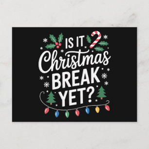 Cartes Pour Fêtes Annuelles Est-ce déjà les vacances de Noël, arbre de houx à