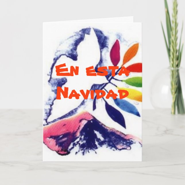 Cartes Pour Fêtes Annuelles Esta Navidad d'en (Devant)