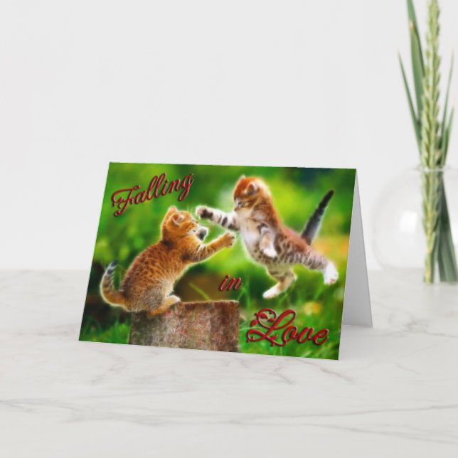 Cartes Pour Fêtes Annuelles Étant amoureux, Saint-Valentin (Devant)