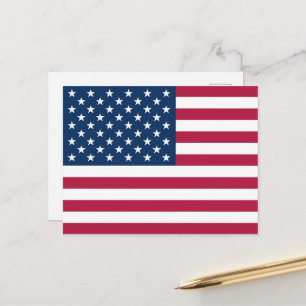 Cartes Pour Fêtes Annuelles États-Unis d'Amérique drapeau patriotique USA