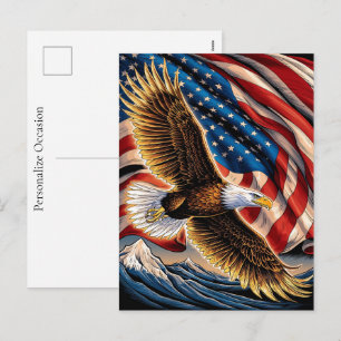 Cartes Pour Fêtes Annuelles États-Unis La Voie Américaine Personnalisez les va