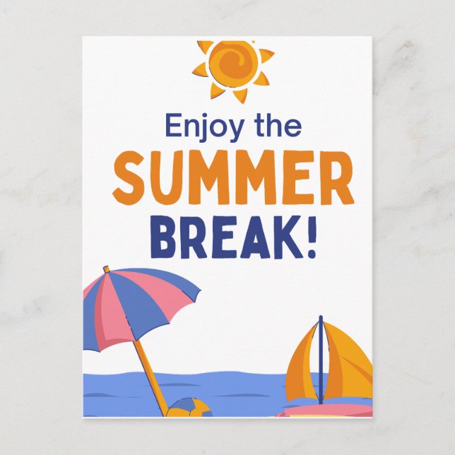 Cartes Pour Fêtes Annuelles été (Devant)