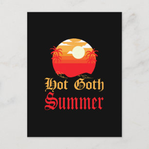 Cartes Pour Fêtes Annuelles été gothique chaud 