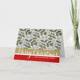 Cartes Pour Fêtes Annuelles Été Périwinkel Fleur Plutôt Élégant Floral